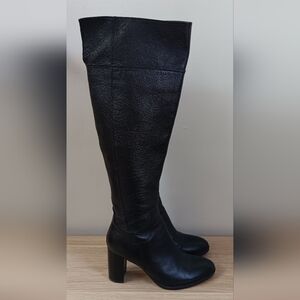 Nine West Vengeance Over Knee Boots Black 7